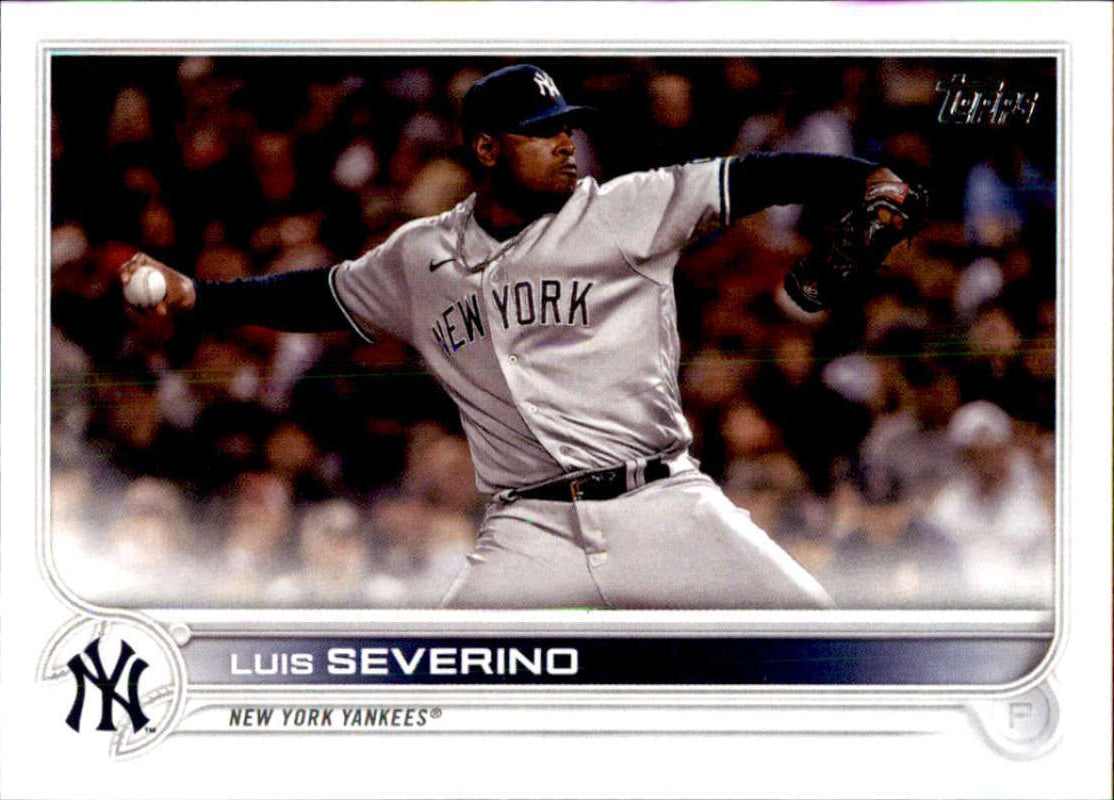 2022 Topps Baseball #533 Luis Severino New York Yankees Image 1