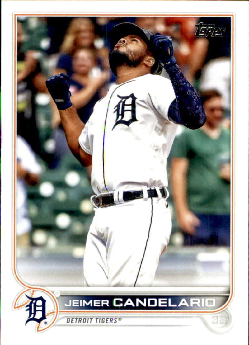 2022 Topps Baseball #542 Jeimer Candelario Detroit Tigers Image 1