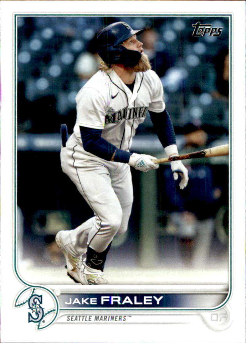 2022 Topps Baseball #545 Jake Fraley Seattle Mariners Image 1