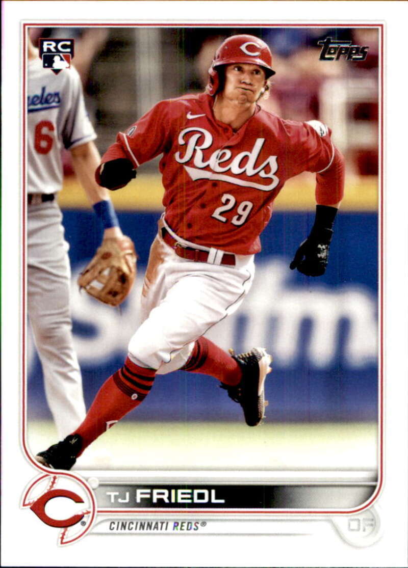 2022 Topps Baseball #546 TJ Friedl RC Rookie Cincinnati Reds Image 1