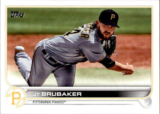 2022 Topps Baseball  #556 JT Brubaker  Pittsburgh Pirates  Image 1