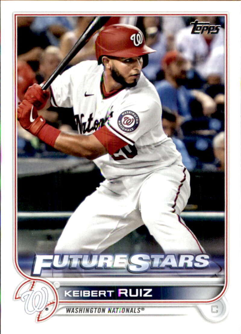 2022 Topps Baseball #568 Keibert Ruiz Washington Nationals Image 1