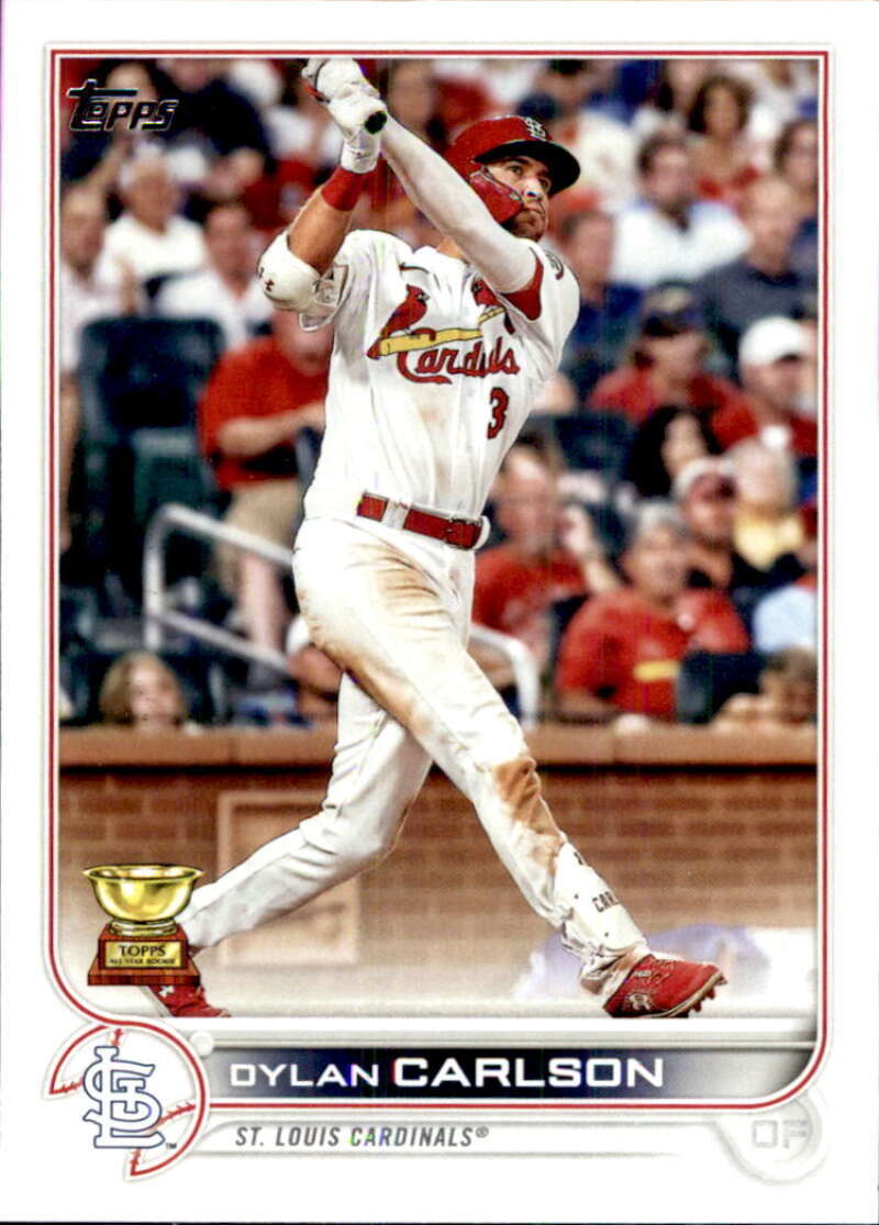 2022 Topps Baseball #578 Dylan Carlson St. Louis Cardinals Image 1