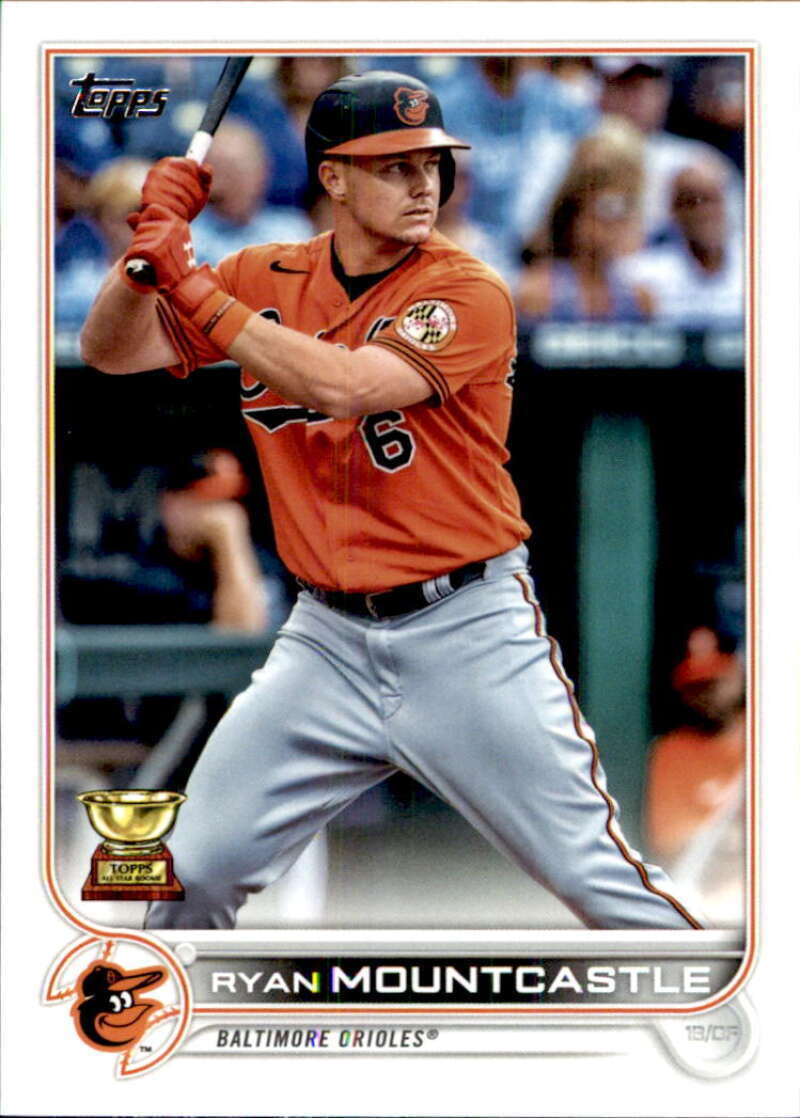 2022 Topps Baseball #579 Ryan Mountcastle Baltimore Orioles Image 1