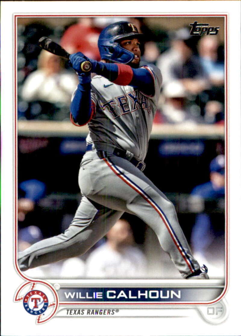 2022 Topps Baseball #581 Willie Calhoun Texas Rangers Image 1