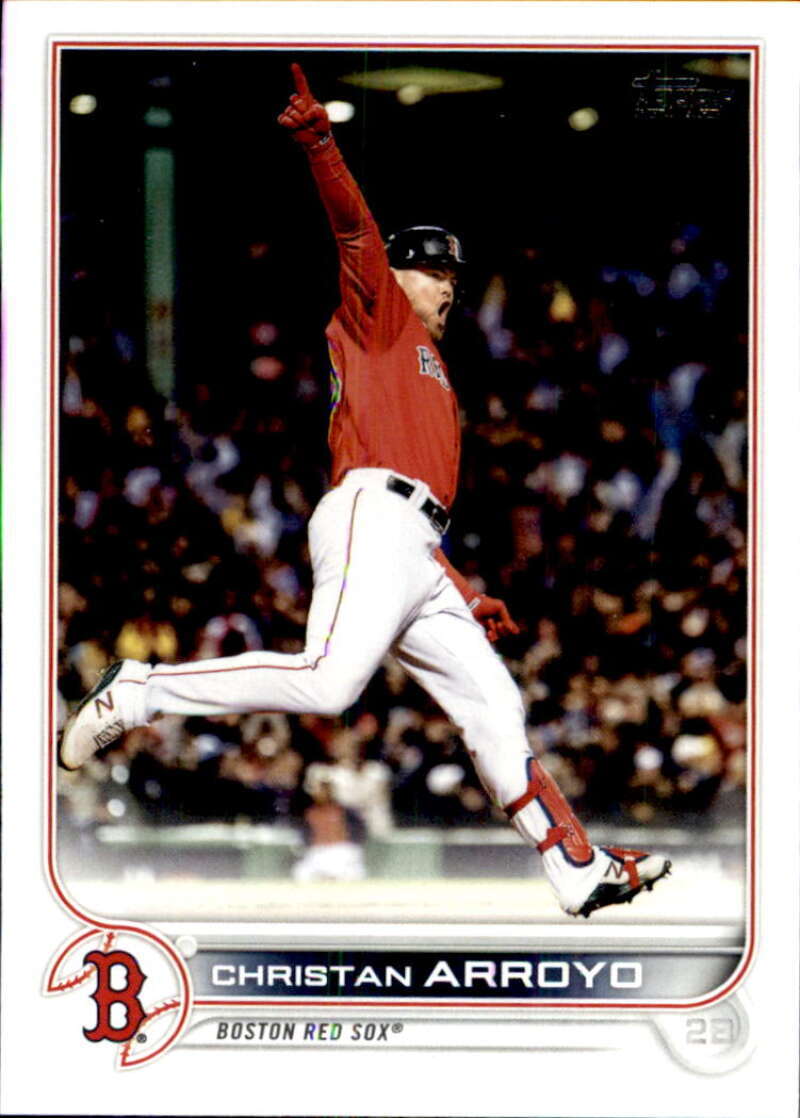 2022 Topps Baseball #582 Christian Arroyo Boston Red Sox Image 1
