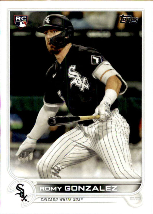 2022 Topps Baseball  #595 Romy Gonzalez  RC Rookie Chicago White Sox  Image 1