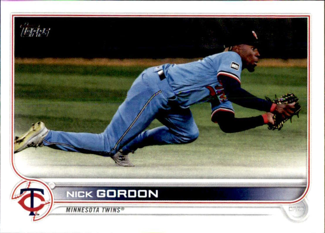 2022 Topps Baseball #598 Nick Gordon Minnesota Twins Image 1