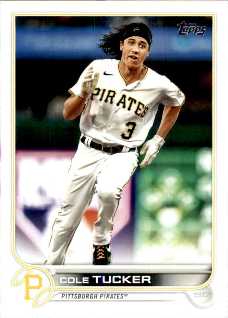 2022 Topps Baseball #603 Cole Tucker Pittsburgh Pirates Image 1