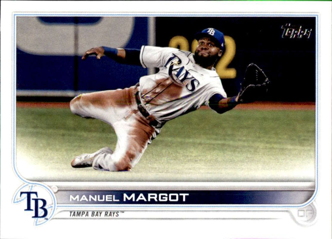 2022 Topps Baseball #612 Manuel Margot Tampa Bay Rays Image 1