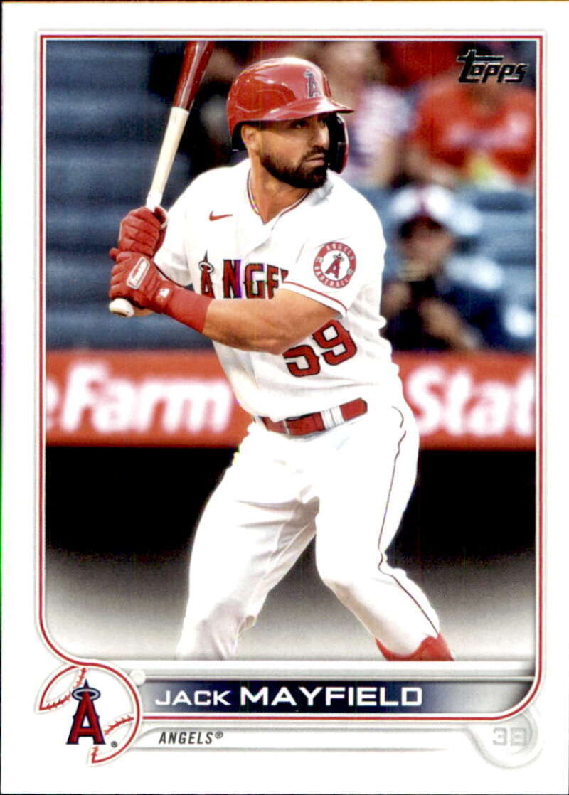 2022 Topps Baseball #614 Jack Mayfield Los Angeles Angels Image 1