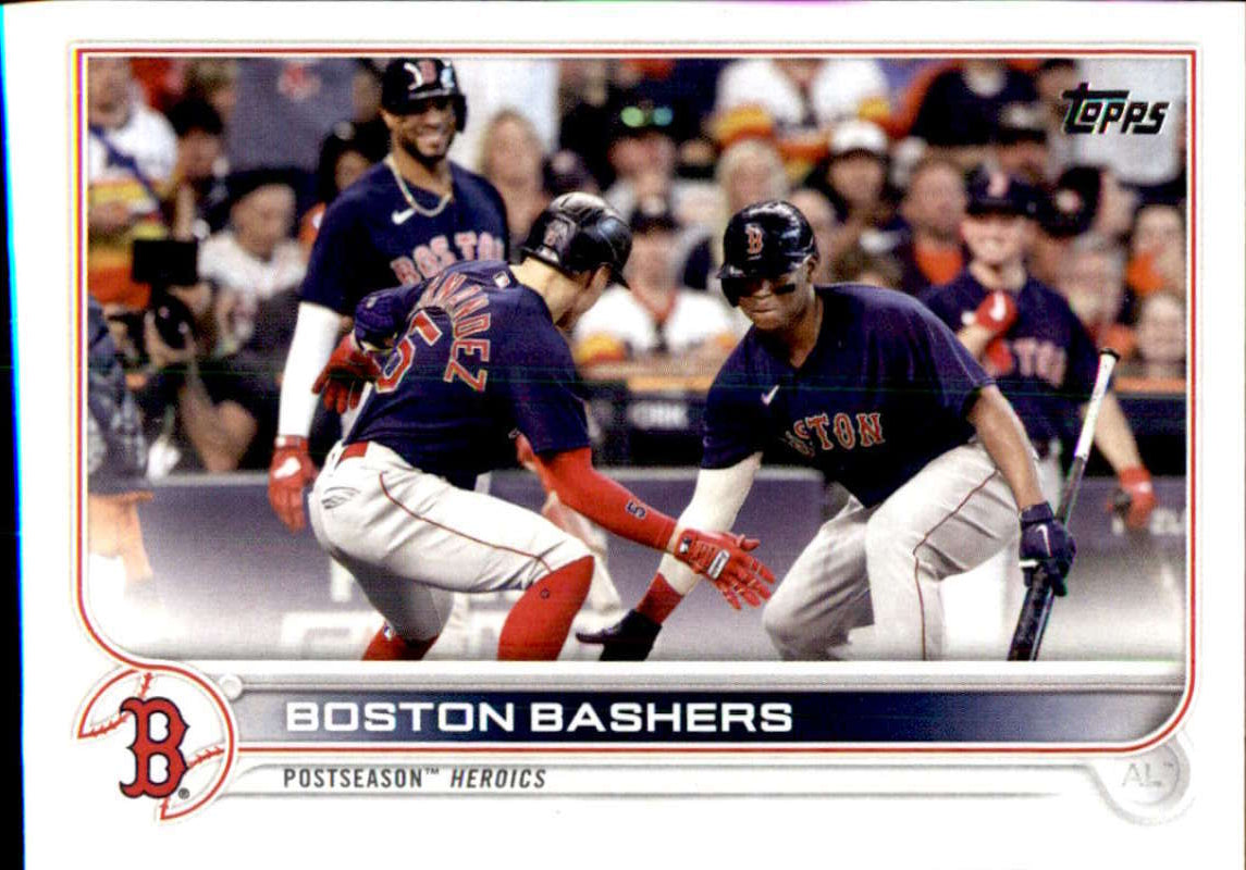 2022 Topps Baseball #630 Hernandez/Devers Boston Red Sox Image 1
