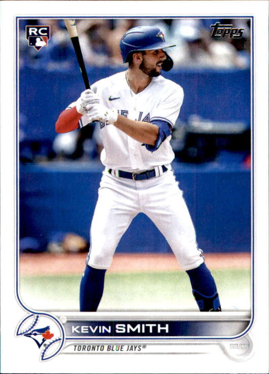 2022 Topps Baseball  #636 Kevin Smith  RC Rookie Toronto Blue Jays  Image 1