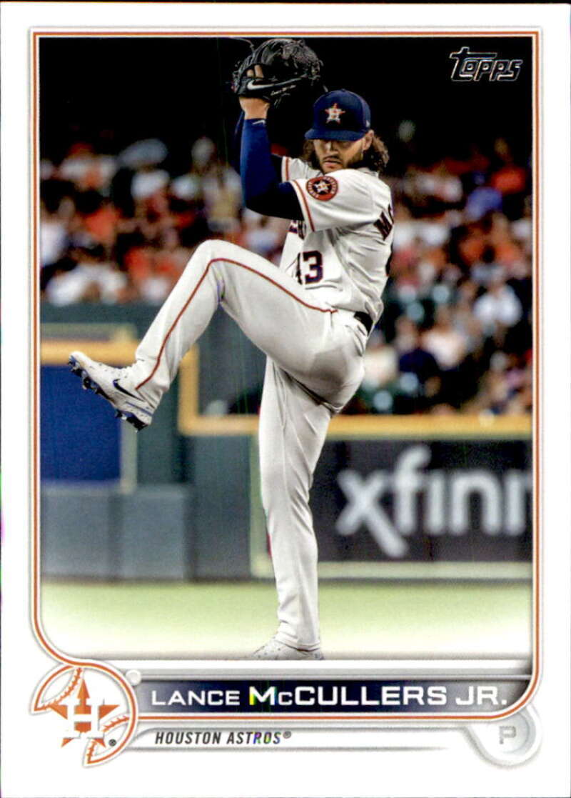 2022 Topps Baseball #637 Lance McCullers Jr. Houston Astros Image 1