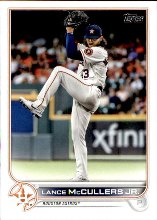 2022 Topps Baseball  #637 Lance McCullers Jr.  Houston Astros  Image 1