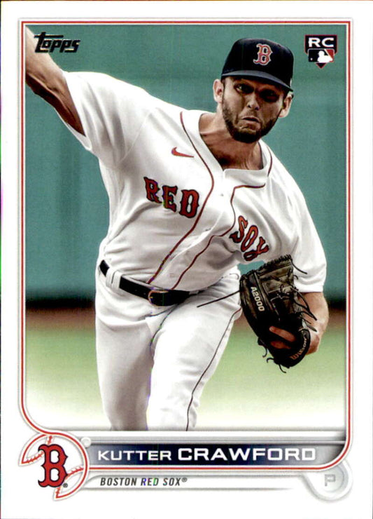 2022 Topps Baseball  #645 Kutter Crawford  RC Rookie Boston Red Sox  Image 1