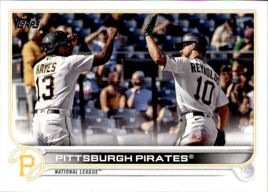 2022 Topps Baseball  #646 Pittsburgh Pirates  Pittsburgh Pirates  Image 1