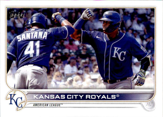 2022 Topps Baseball  #647 Kansas City Royals  Kansas City Royals  Image 1