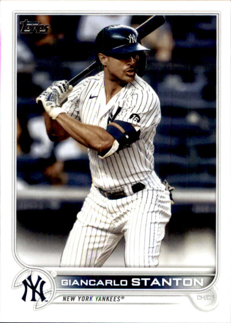 2022 Topps Baseball #650 Giancarlo Stanton New York Yankees Image 1