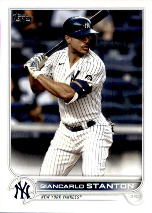 2022 Topps Baseball  #650 Giancarlo Stanton  New York Yankees  Image 1