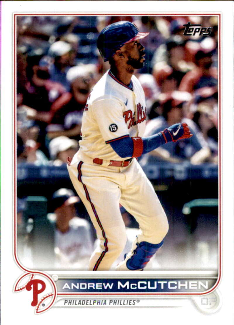 2022 Topps Baseball #655 Andrew McCutchen Philadelphia Phillies Image 1