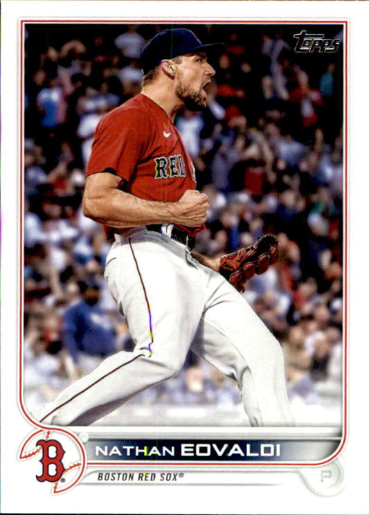 2022 Topps Baseball  #657 Nathan Eovaldi  Boston Red Sox  Image 1