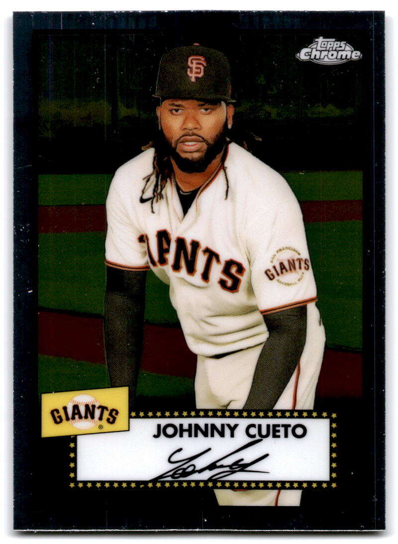 2021 Topps Chrome Platinum Anniversary #132 Johnny Cueto V87616 Image 1