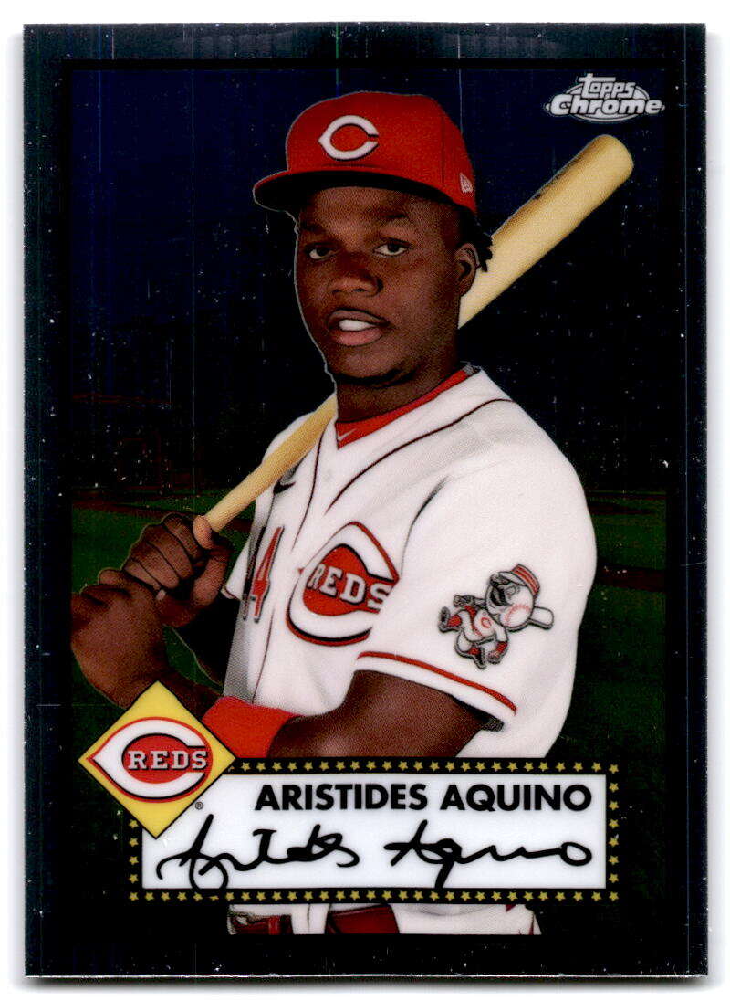 2021 Topps Chrome Platinum Anniversary #162 Aristides Aquino V87618 Image 1