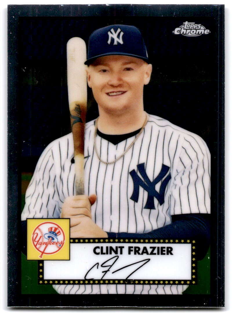 2021 Topps Chrome Platinum Anniversary #296 Clint Frazier New York V97216 Image 1