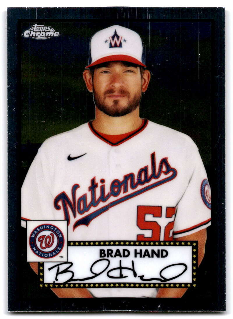 2021 Topps Chrome Platinum Anniversary #348 Brad Hand V87639 Image 1