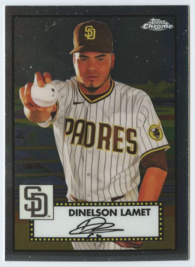 2021 Topps Chrome Platinum Anniversary #436 Dinelson Lamet V87647 Image 1