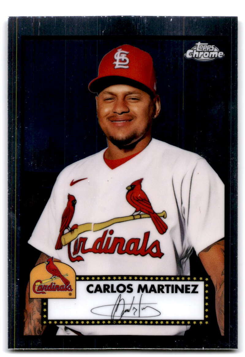 2021 Topps Chrome Platinum Anniversary #459 Carlos Martinez V87649 Image 1