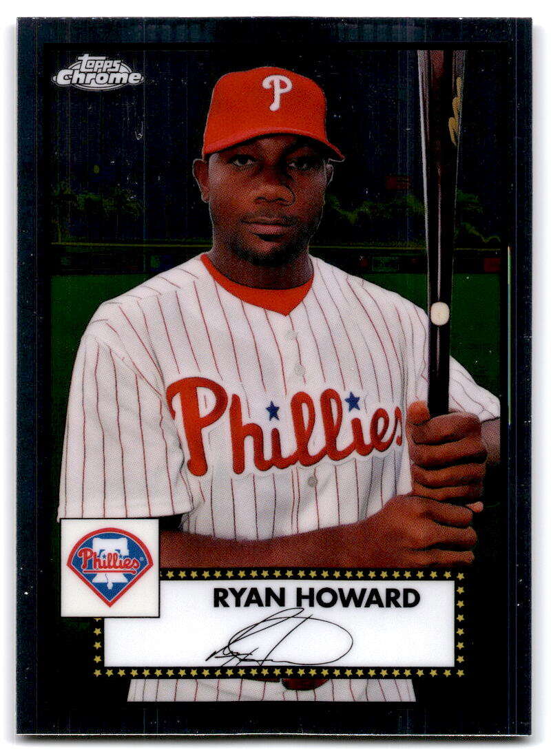 2021 Topps Chrome Platinum Anniversary #537 Ryan Howard V87657 Image 1