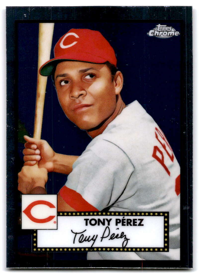 2021 Topps Chrome Platinum Anniversary #661 Tony Perez V87665 Image 1