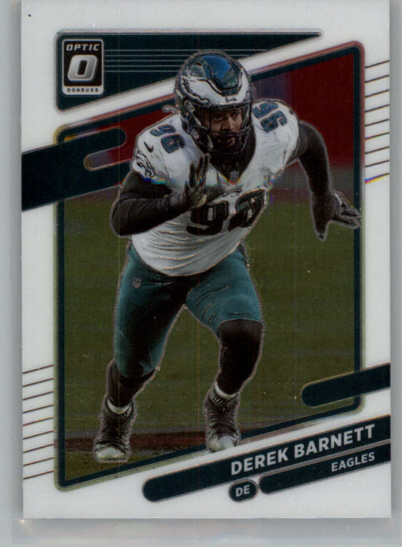 2021 Donruss Optic #11 Derek Barnett Philadelphia Eagles V88595 Image 1