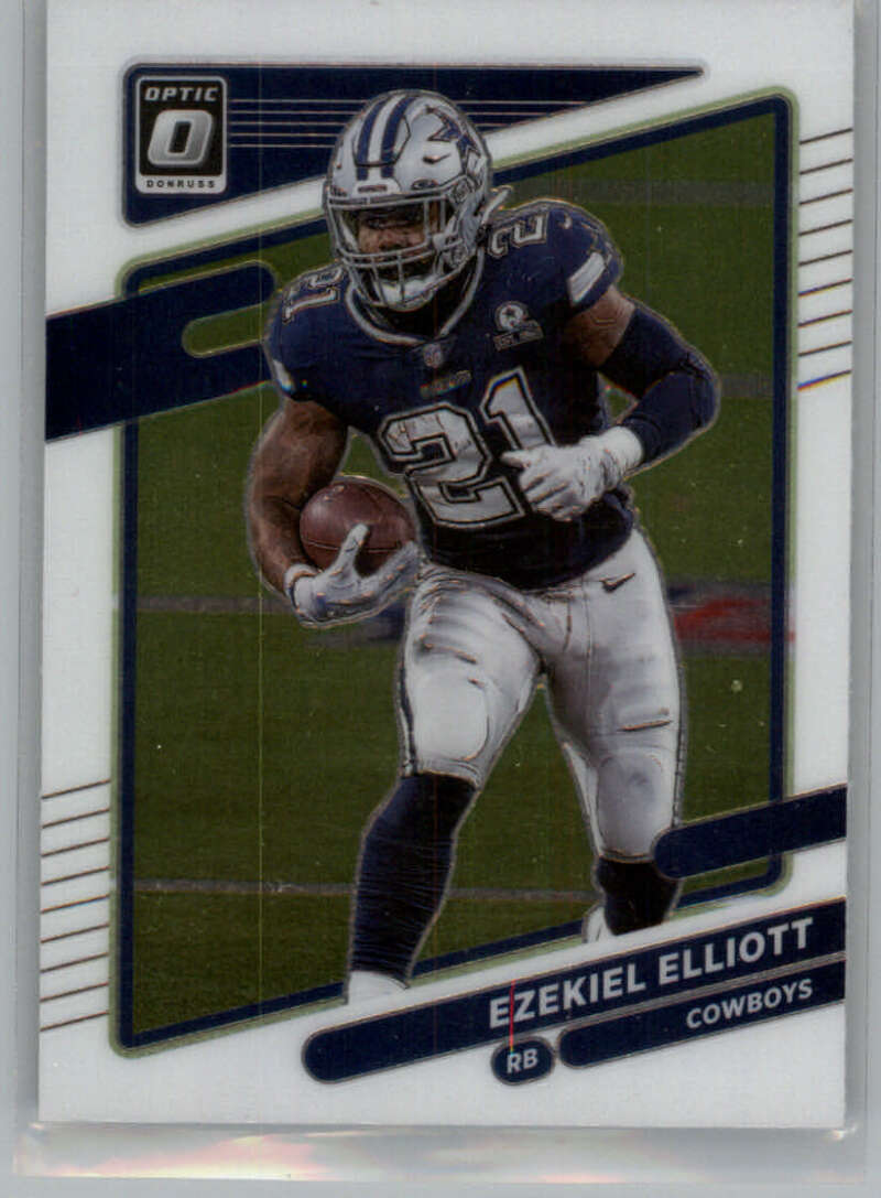 2021 Donruss Optic #23 Ezekiel Elliott Dallas Cowboys V88605 Image 1