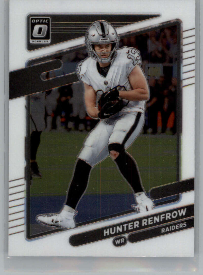 2021 Donruss Optic #39 Hunter Renfrow Las Vegas Raiders V88618 Image 1