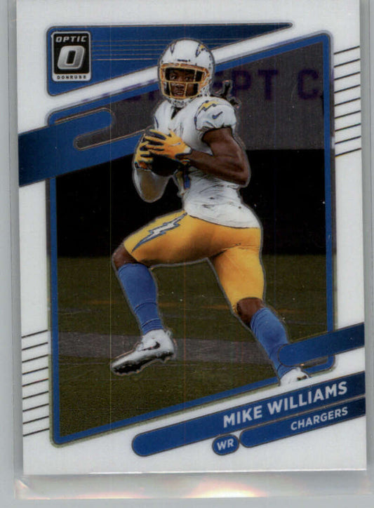 2021 Donruss Optic #46 Mike Williams  Los Angeles Chargers  V88621 Image 1