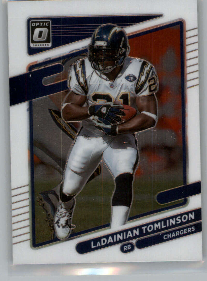 2021 Donruss Optic #50 LaDainian Tomlinson Chargers V88623 Image 1