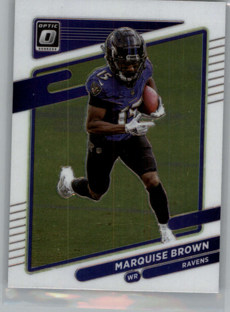 2021 Donruss Optic #126 Marquise Brown Baltimore Ravens V88692 Image 1