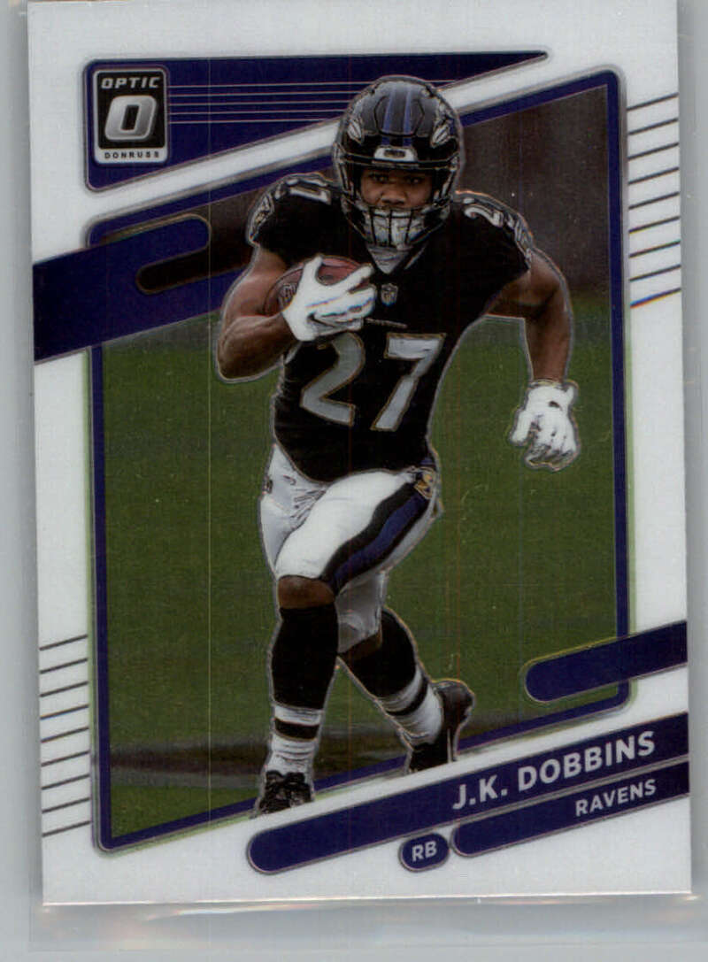 2021 Donruss Optic #129 J.K. Dobbins Baltimore Ravens V88695 Image 1