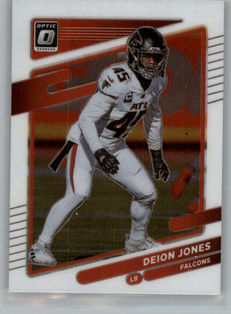2021 Donruss Optic #155 Deion Jones Atlanta Falcons V88715 Image 1