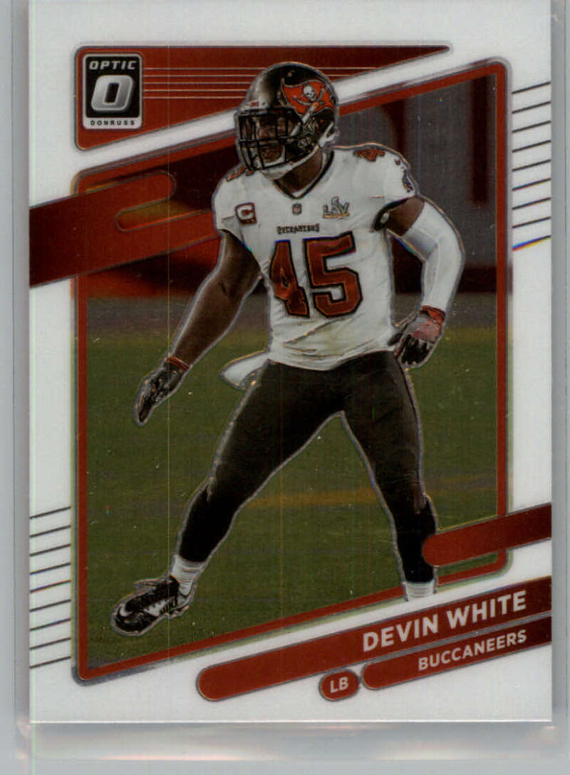 2021 Donruss Optic #174 Devin White Tampa Bay Buccaneers V88729 Image 1