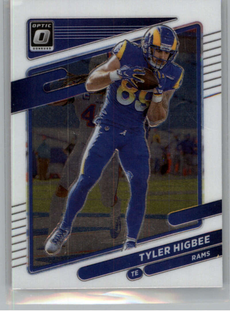 2021 Donruss Optic #184 Tyler Higbee Los Angeles Rams V88739 Image 1