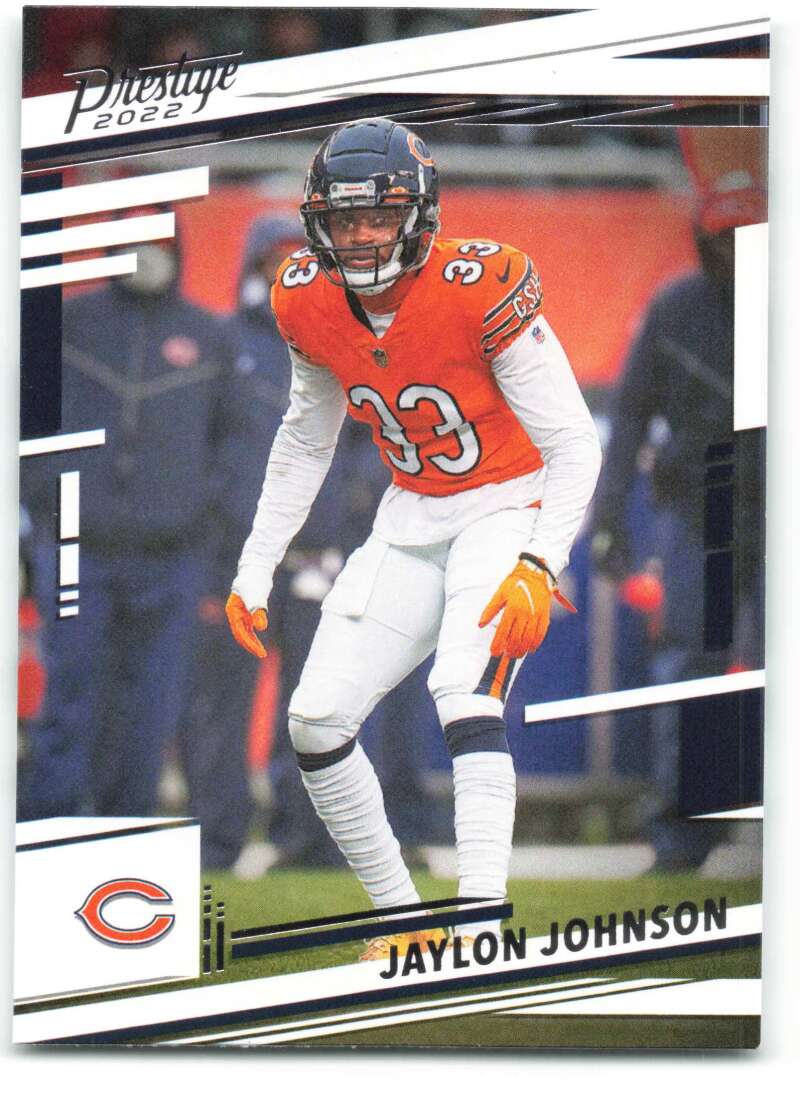 2022 Panini Prestige #55 Jaylon Johnson Chicago Bears V89012 Image 1