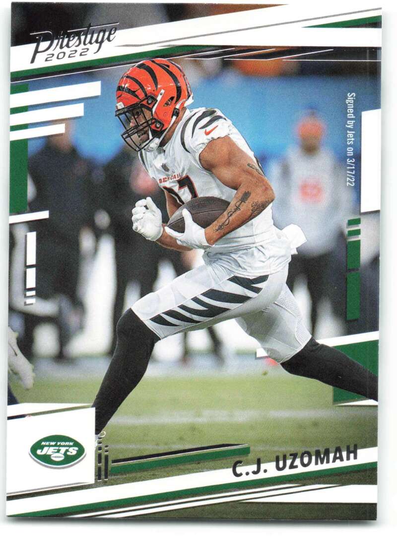 2022 Panini Prestige #62 C.J. Uzomah New York Jets V89018 Image 1
