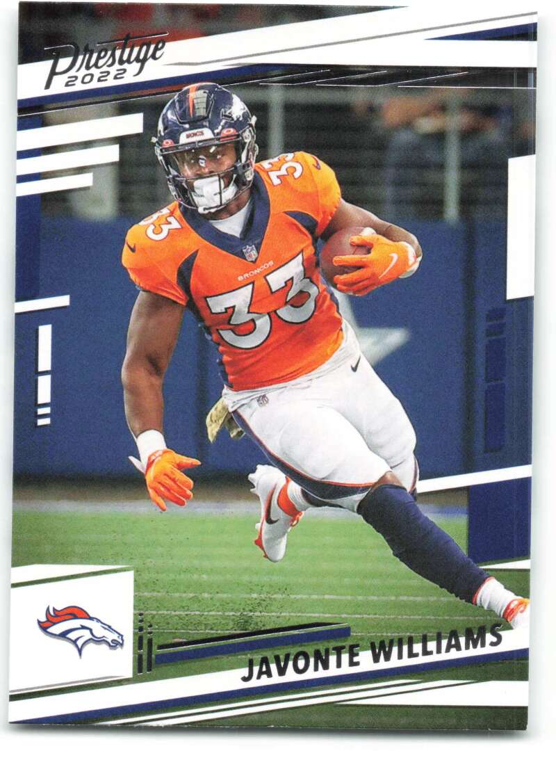 2022 Panini Prestige #86 Javonte Williams Denver Broncos V89043 Image 1