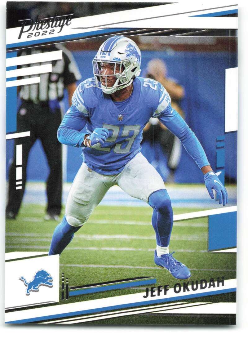 2022 Panini Prestige #101 Jeff Okudah Detroit Lions V89062 Image 1