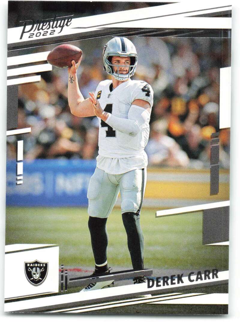 2022 Panini Prestige #170 Derek Carr Las Vegas Raiders V89120 Image 1