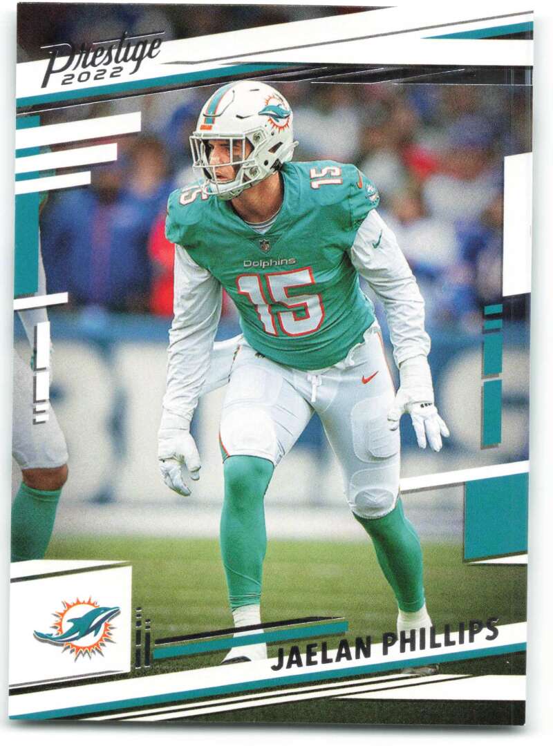 2022 Panini Prestige #185 Jaelan Phillips Miami Dolphins V89134 Image 1